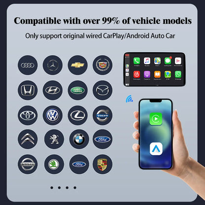 Play2Video Xtracast Ultra Wireless CarPlay/Android Auto All-in-1 Adapter